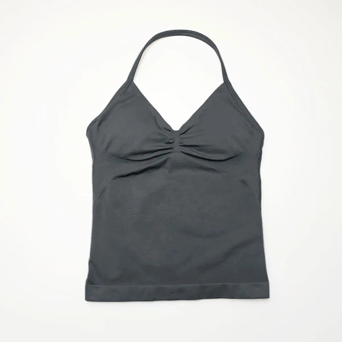 Women's Seamless Longline Yoga Tank Top with Removable Pads