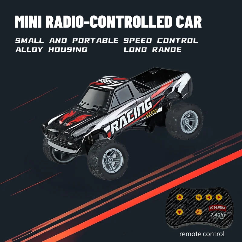 1/64 Scale Mini Alloy Remote Control Car – Portable RC Toy with Up to 60 Minutes Runtime – Fun Electronic Gift for Children