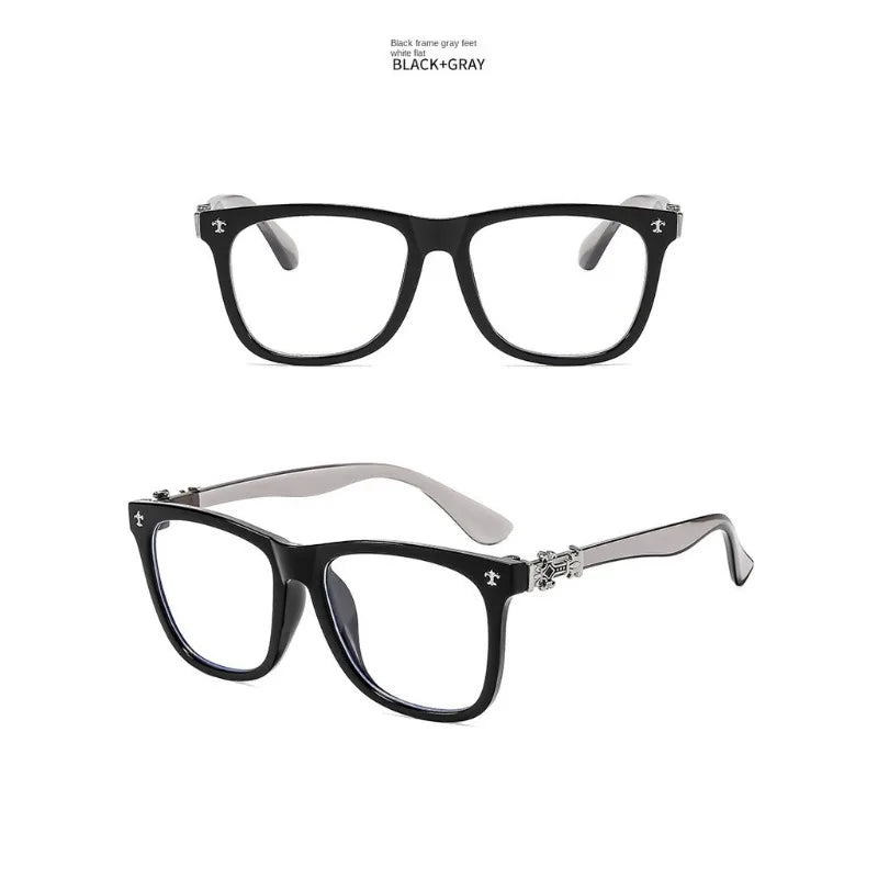 Samjune Square Anti-Blue Light Glasses — Unisex Vintage Eyewear