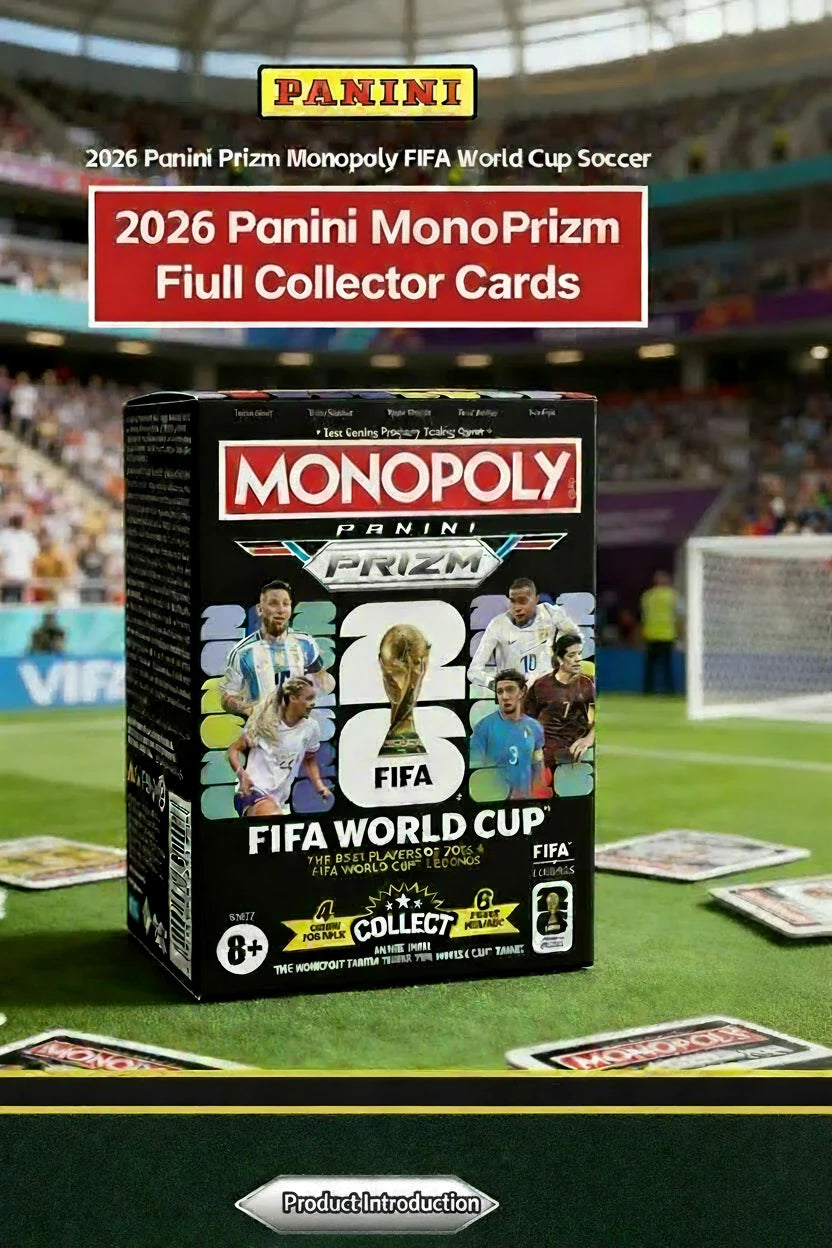 2026 Soccer Trading Cards & Sticker Mystery Box – FIFA World Cup Inspired Collectible Set for Kids, Fans & Birthday Gifts