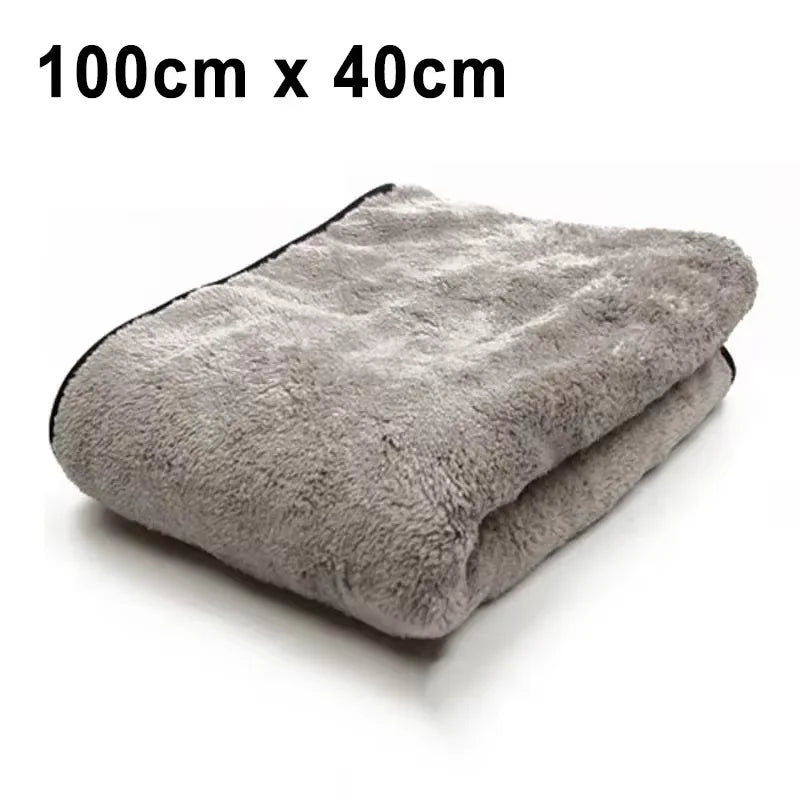 Microfiber Car Wash Towel 100x40cm – Fast Drying, Extra Soft, High Absorption
