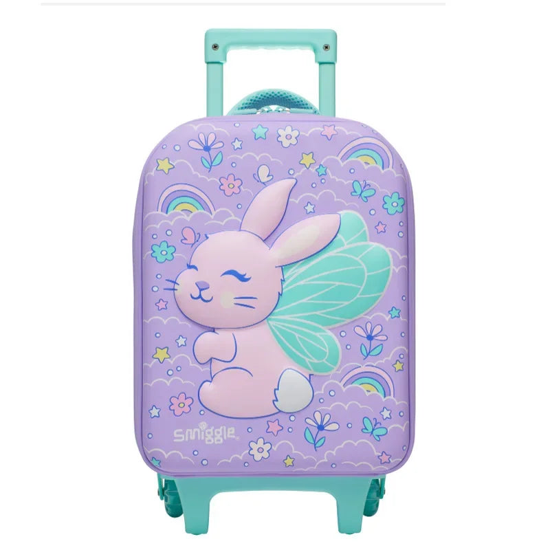 Australian Angel Rabbit Kids Backpack – Cute Cartoon School Bag for Primary Students | Lightweight, Outdoor Leisure Bag, Ideal Christmas Gift