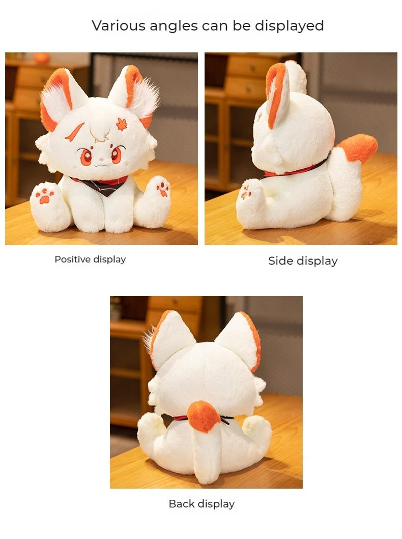 Adorable 42CM Genshin-Inspired Cat Plush – Kazuha, Scaramouche & Xiao | Soft Anime Pillow Toy for Fans & Gift Giving