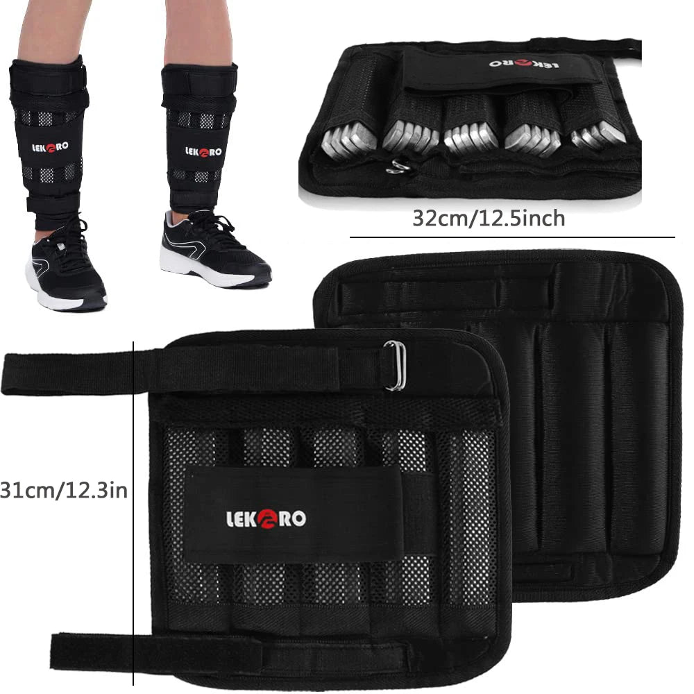 20kg Adjustable Weight Training Suit – Empty Bag Fitness Vest for Running, Strength, Hand & Foot Training