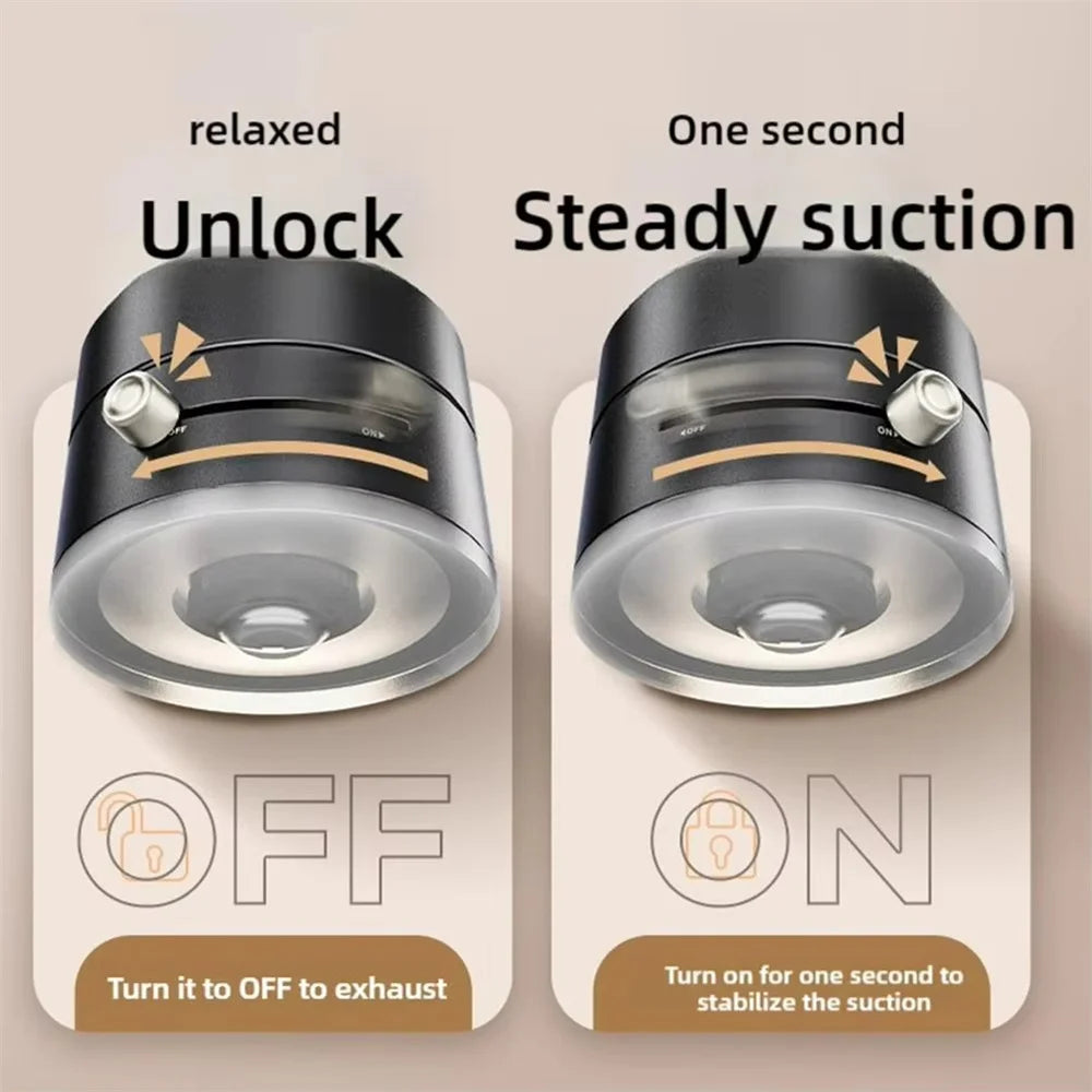 Magnetic Car Phone Holder – Foldable Dashboard Stand with 360° Rotation and Suction Cup Mount