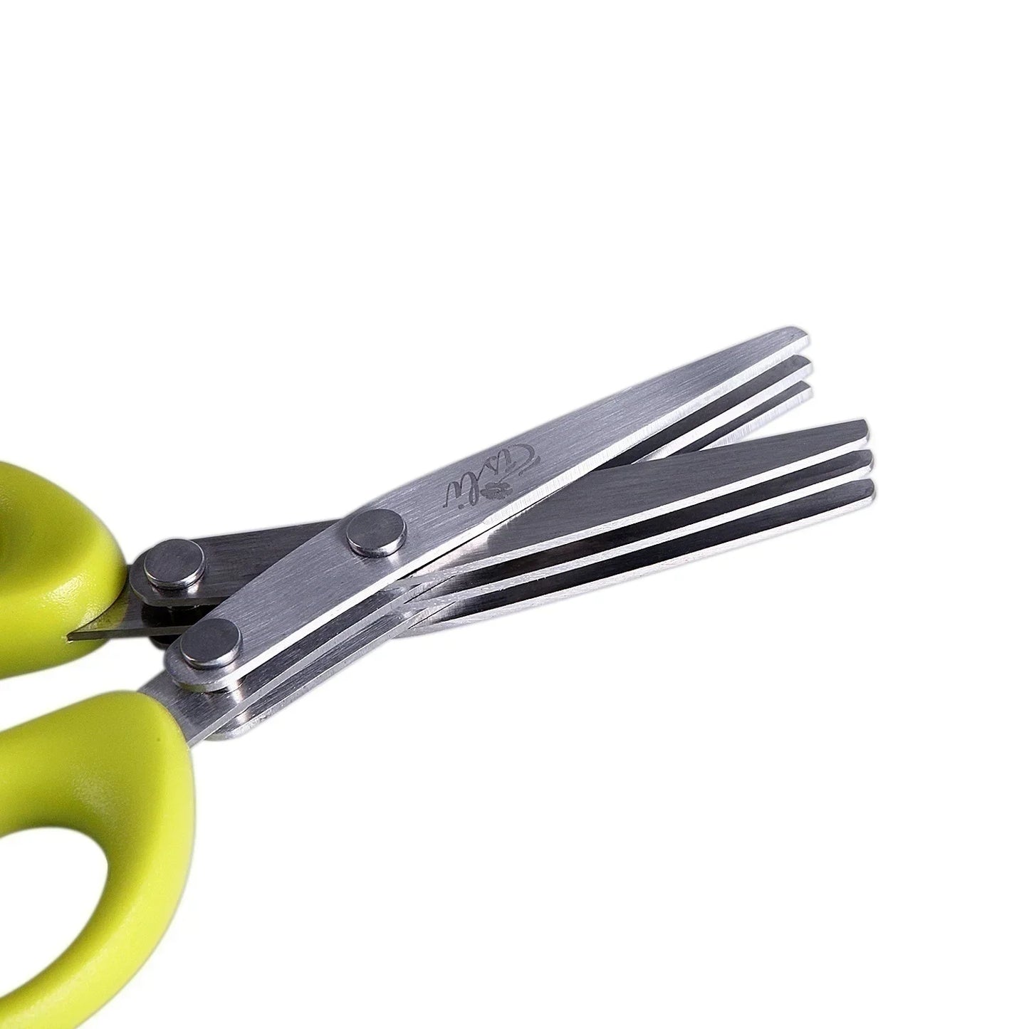 Premium Stainless Steel Kitchen Shears with Multi-Layer Blades for Fast Food Preparation