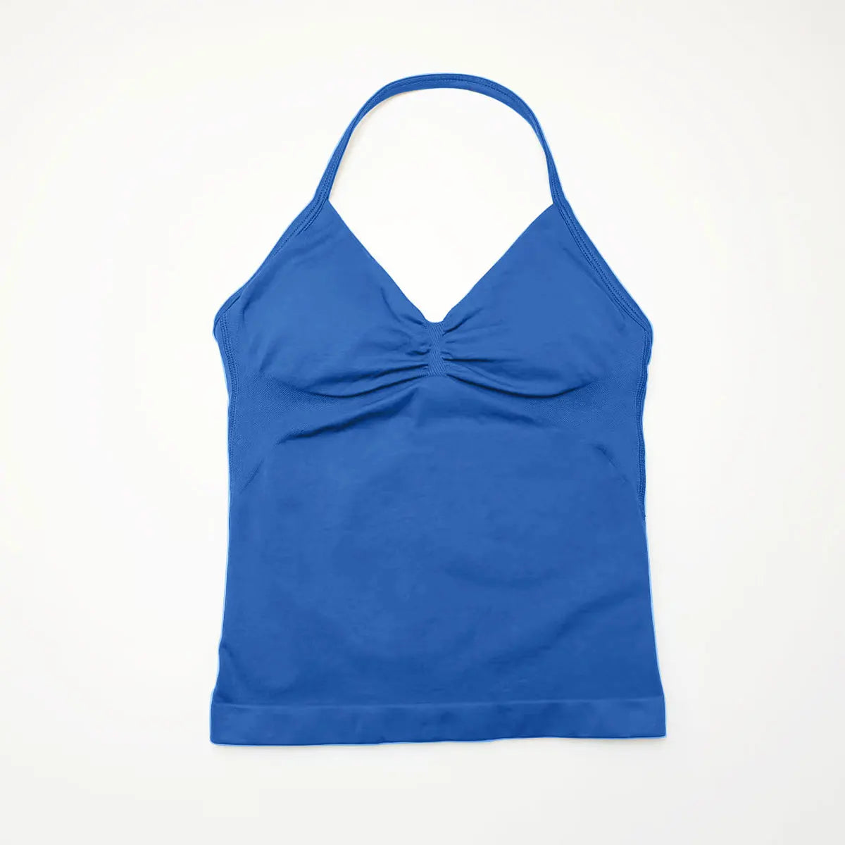 Women's Seamless Longline Yoga Tank Top with Removable Pads