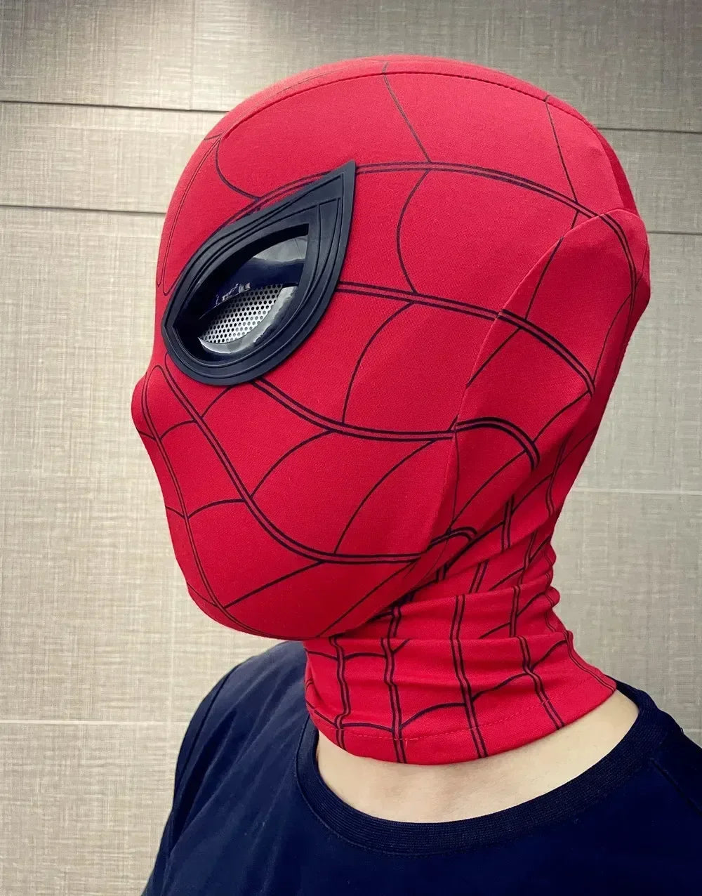 Marvel Miles Morales Spider-Man Moving Eyes Electronic Mask – 1:1 Cosplay Headgear with Remote Control