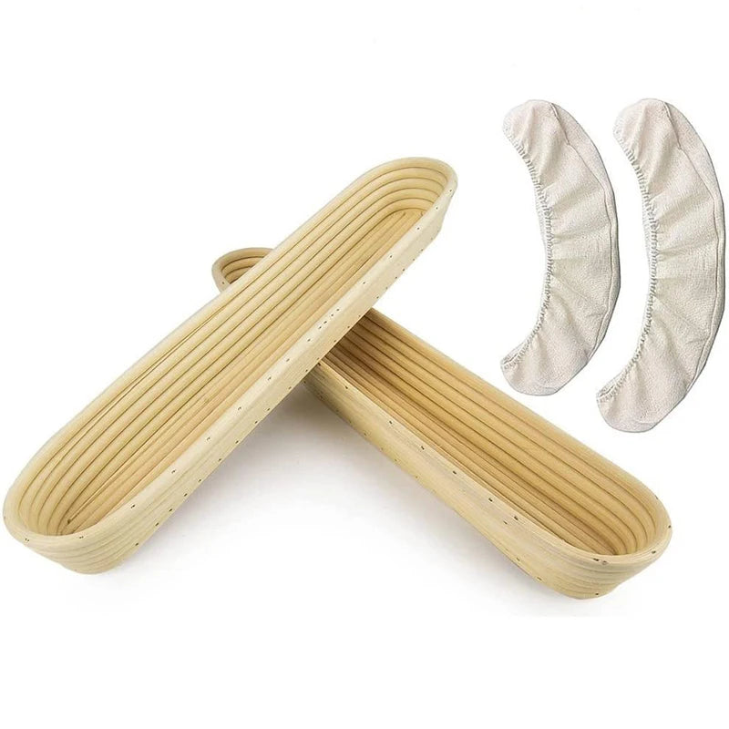 Banneton Bread Proofing Basket Set
