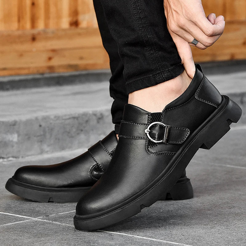Men’s Leather Shoes – Casual Loafers, Monk Strap & Slip-On Oxfords