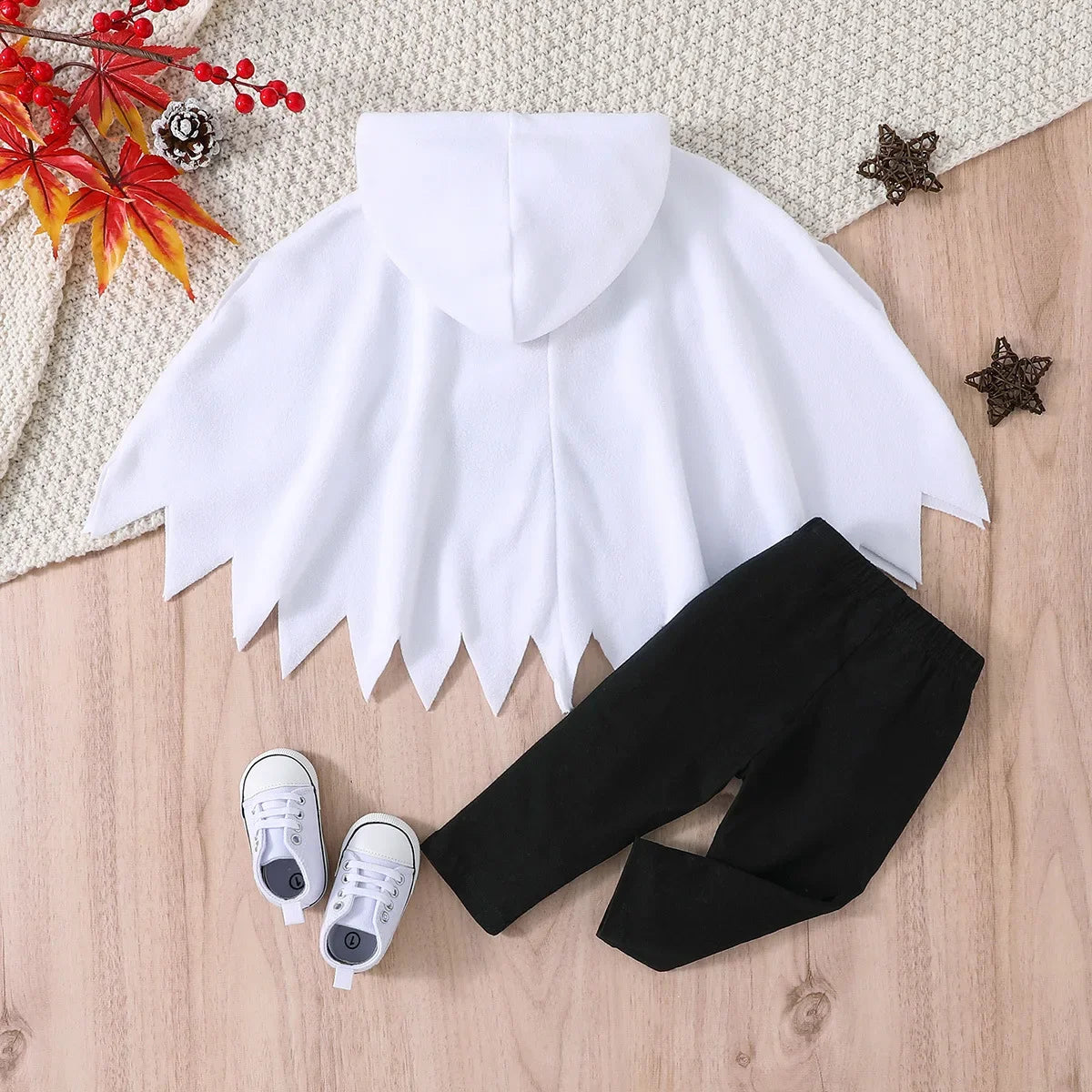 Halloween Ghost Hooded Costume Cape