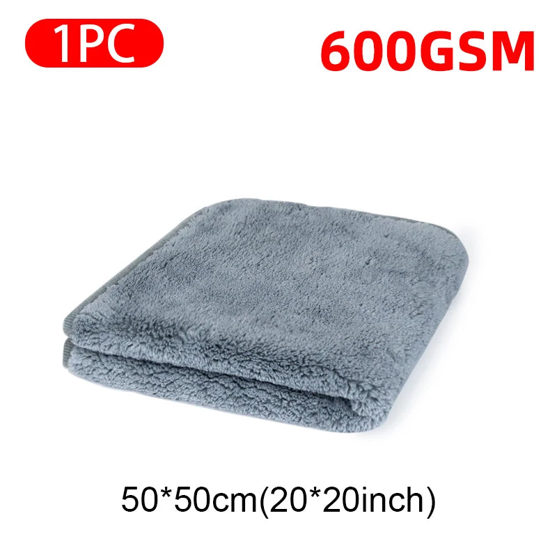 Microfiber Car Wash Towel – Super Absorbent, Fast Drying, Lint-Free