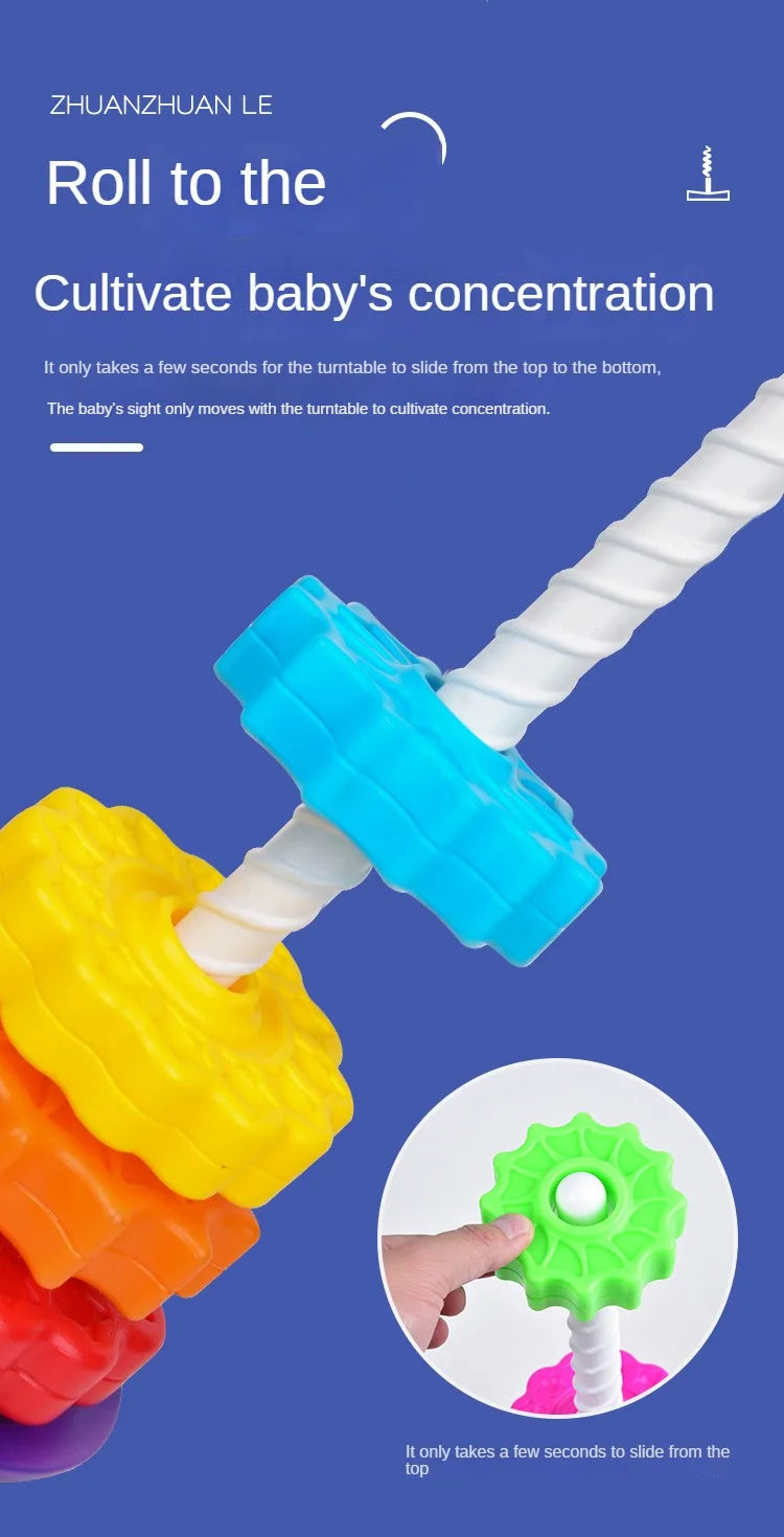 Rainbow Spinning Stacking Tower