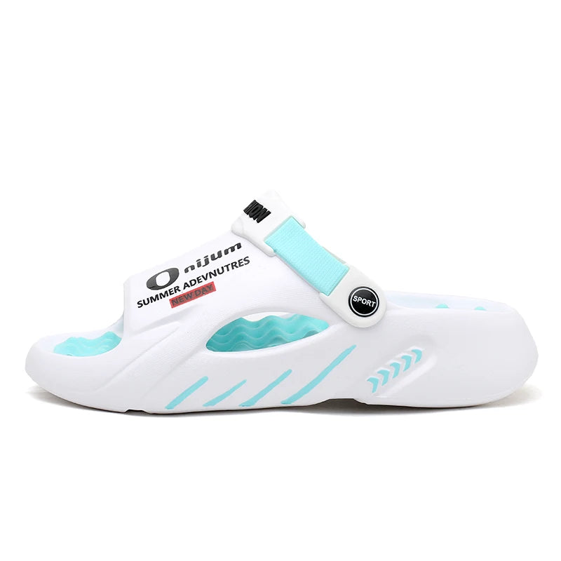 Men's EVA Platform Slides — Soft-Sole Sandals for Indoor & Outdoor Wear