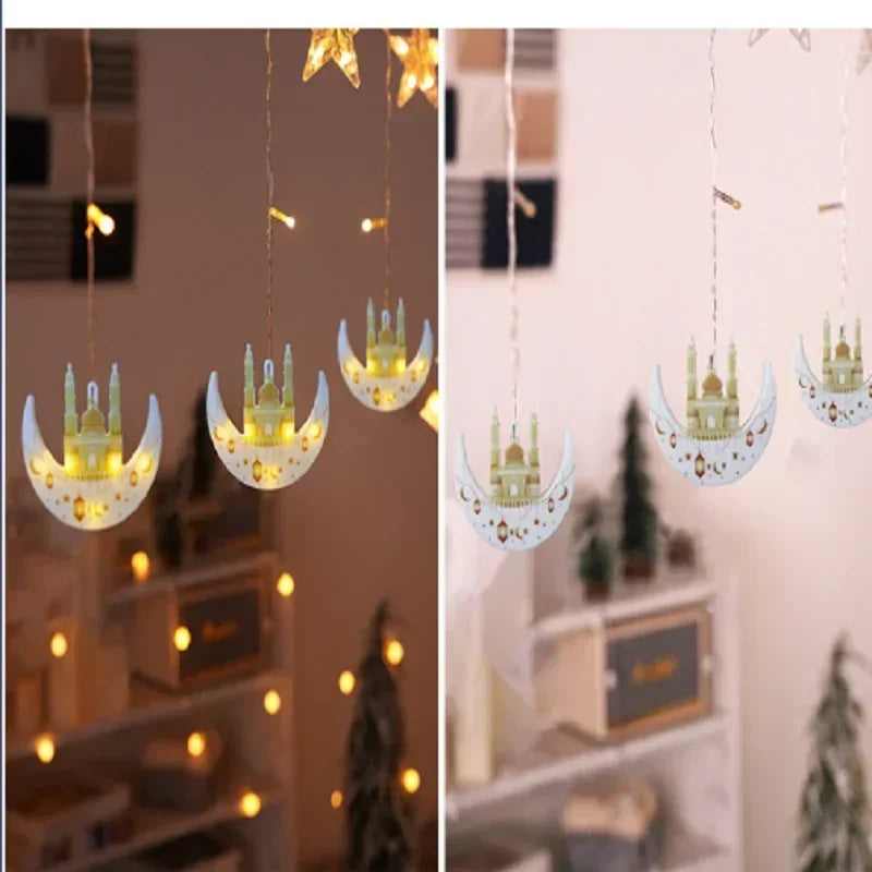 Decorative LED String Lights for Ramadan and Eid Celebrations