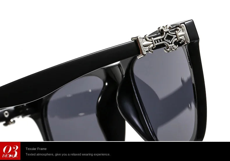 Samjune Square Anti-Blue Light Glasses — Unisex Vintage Eyewear