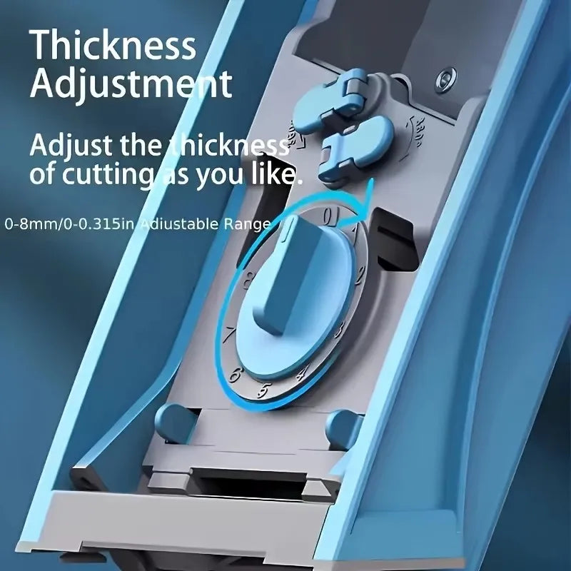 Adjustable Vegetable Slicer with Julienne and Dicing Modes