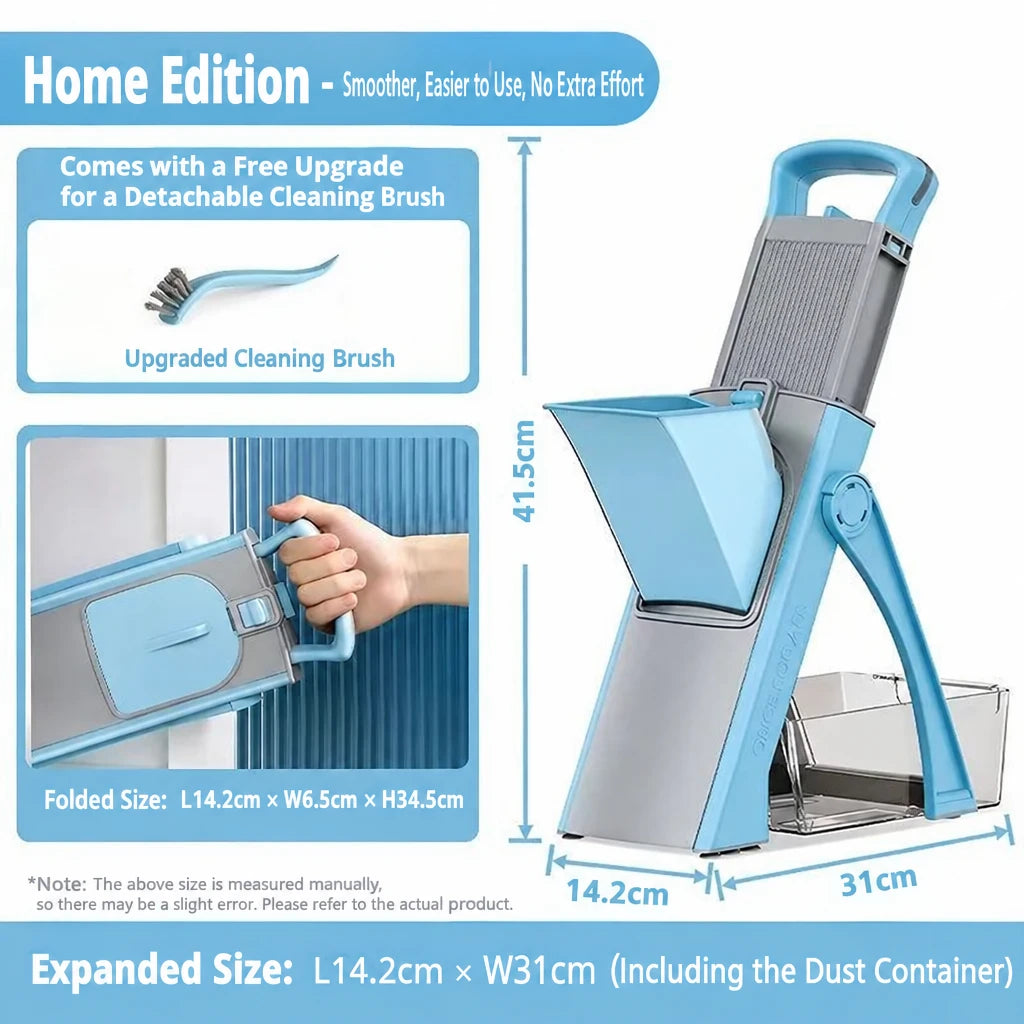 Adjustable Vegetable Slicer with Julienne and Dicing Modes