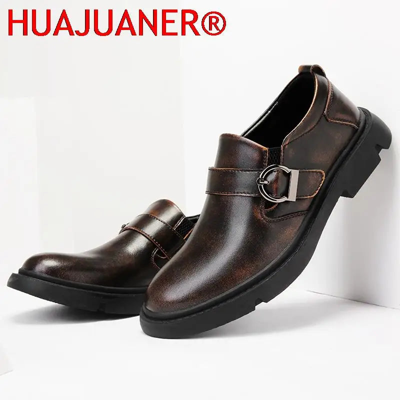 Men’s Leather Shoes – Casual Loafers, Monk Strap & Slip-On Oxfords