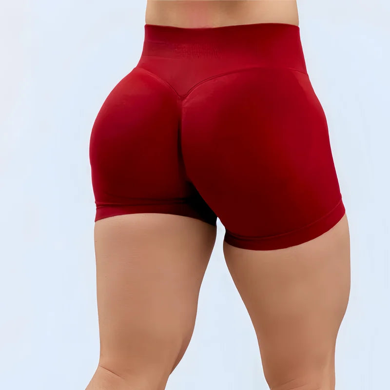 Women’s Seamless Biker Shorts – 4.5″ Low-Waist Fitness & Workout Shorts