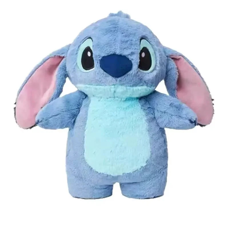 Anime Stitch Plush Hot Water Bottle, Extra Large Soft Hand Warmer, Cozy Winter Heating Bag Gift