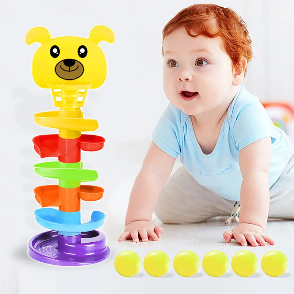 Stacking Ball Run Tower Toy