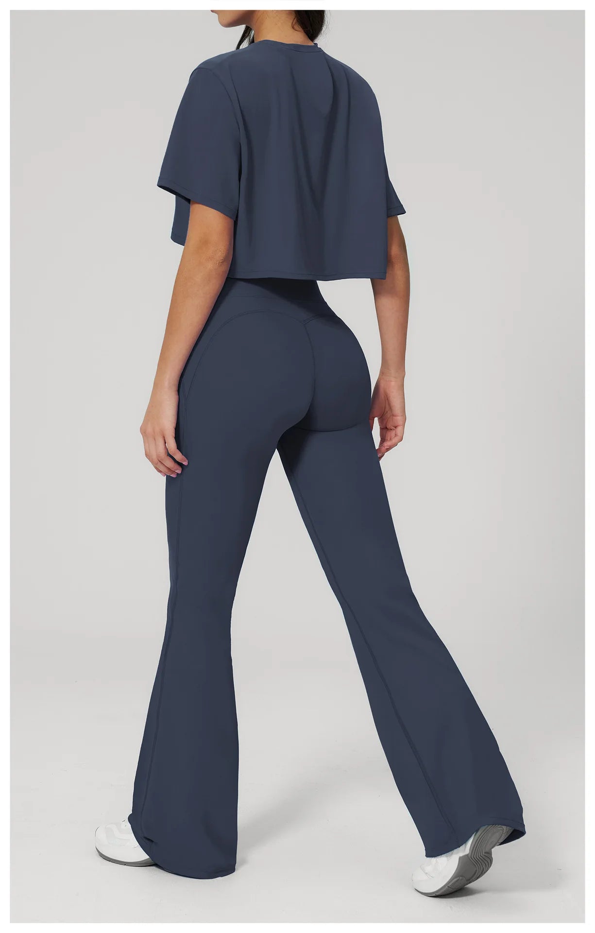 Women's 2-Piece Seamless Yoga Set – Leggings & Crop Top