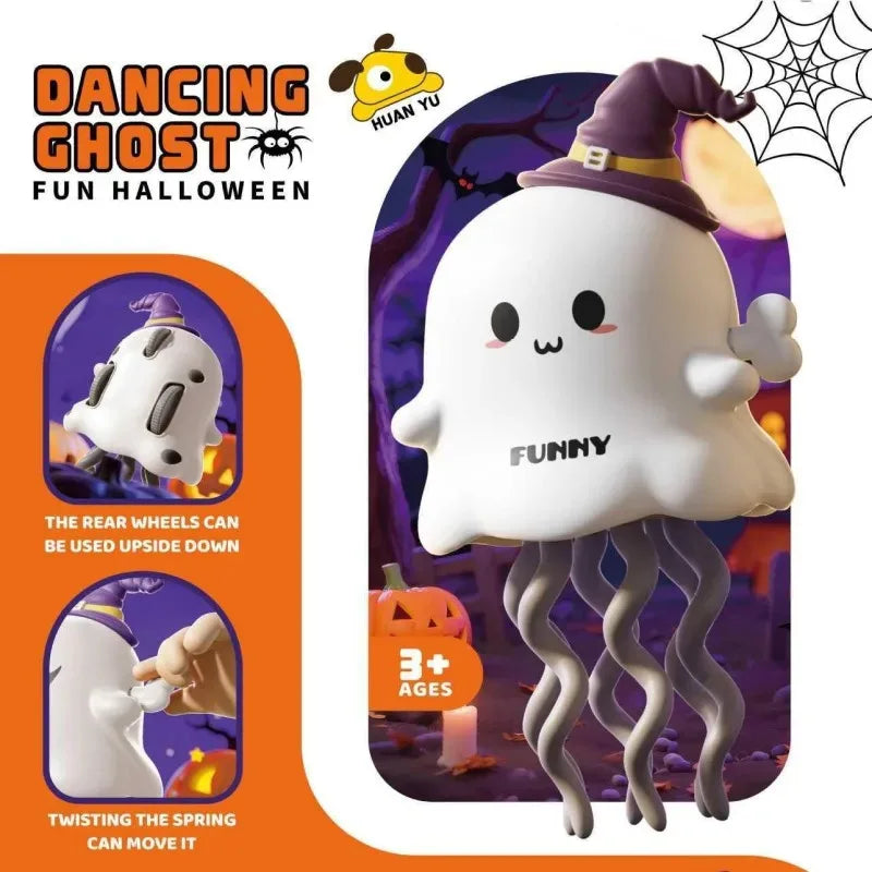 Magic Dancing Corn Toy – Fun Inertia Pull-Back Octopus Design | Creative Spinning Toy for Kids | Perfect Gift for Christmas, Halloween & All Occasions