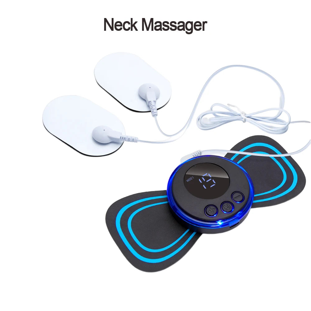 Electric Foot Massager Pad – EMS Pulse Muscle Stimulation Device for Pain Relief and Relaxation