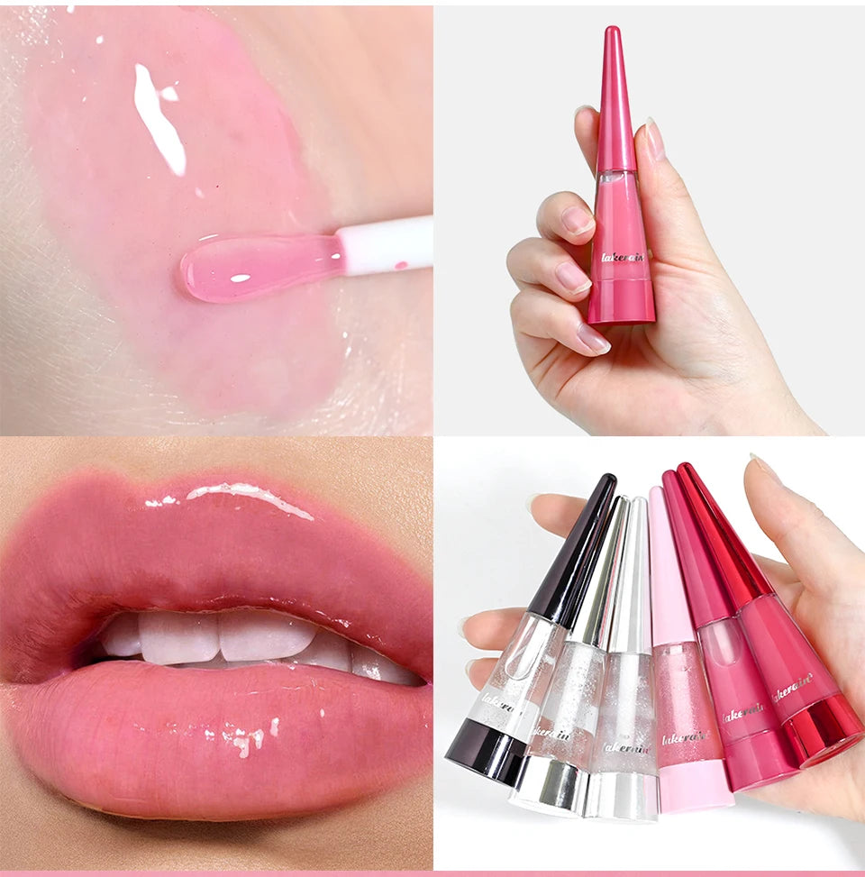 Hydrating Lip Plumper Gloss – Moisturizing Serum for Fuller, Smoother Looking Lips