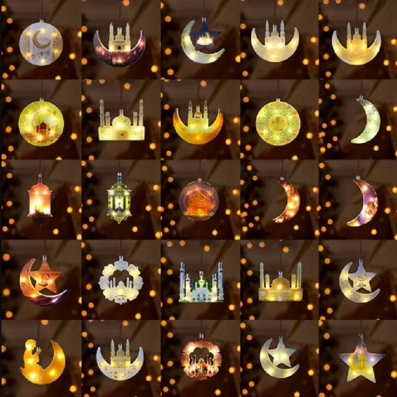 Decorative LED String Lights for Ramadan and Eid Celebrations