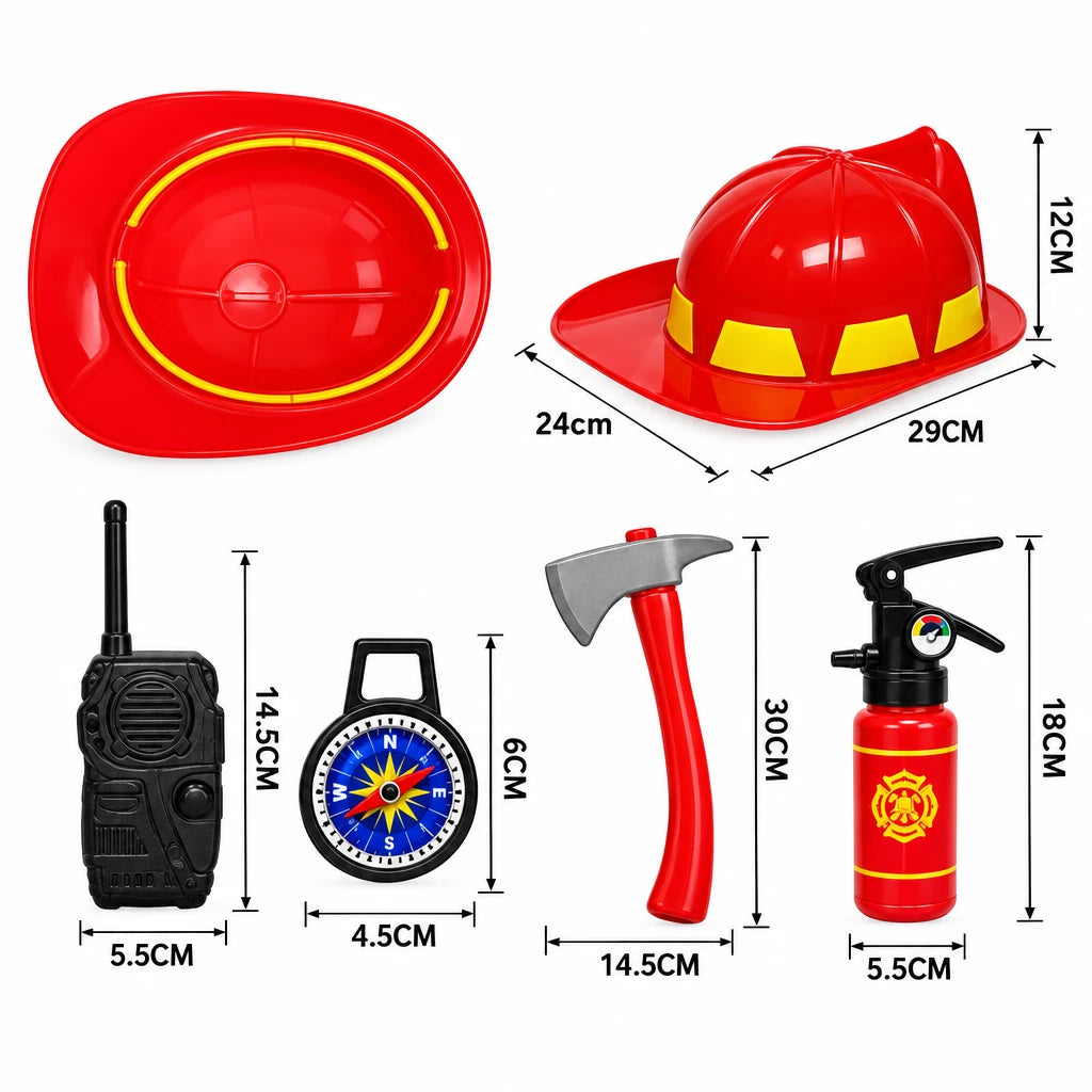 Kids' Firefighter Costume Set