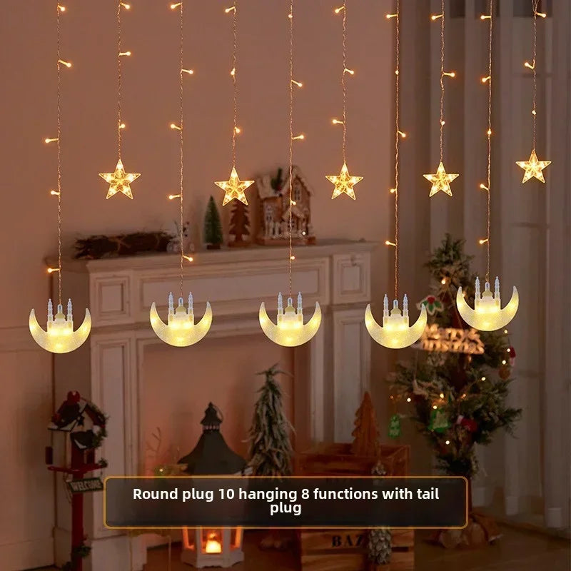 Decorative LED String Lights for Ramadan and Eid Celebrations