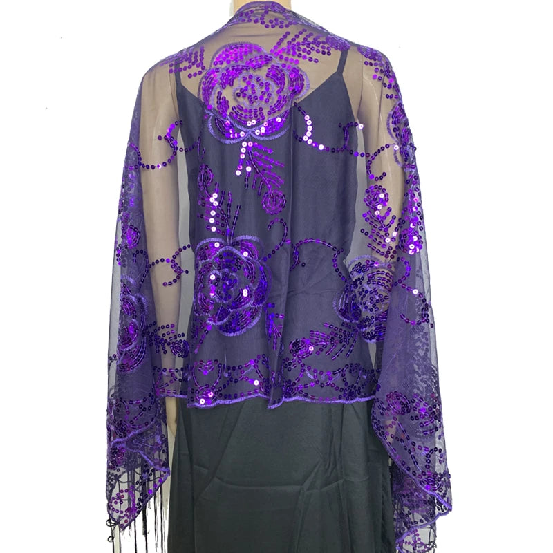 JJYANJIN Tassel Evening Shawl Wrap