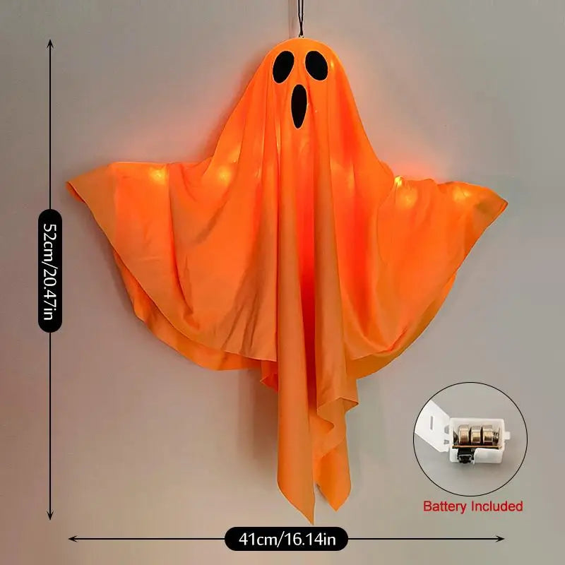 Halloween LED Light-Up Hanging Ghost Party Decoration