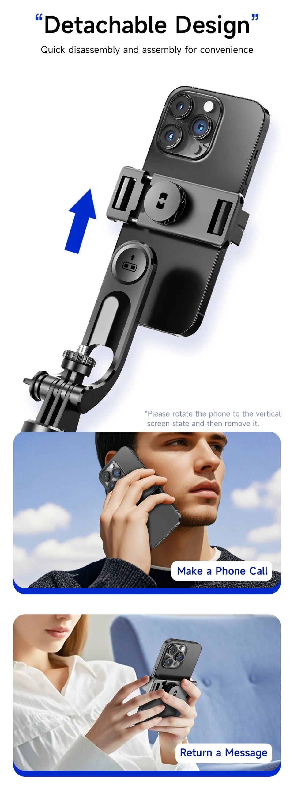 Wireless Selfie Stick Tripod with Bluetooth Remote and Fill Light