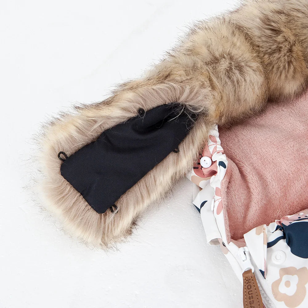 Baby Stroller Footmuff with Removable Collar