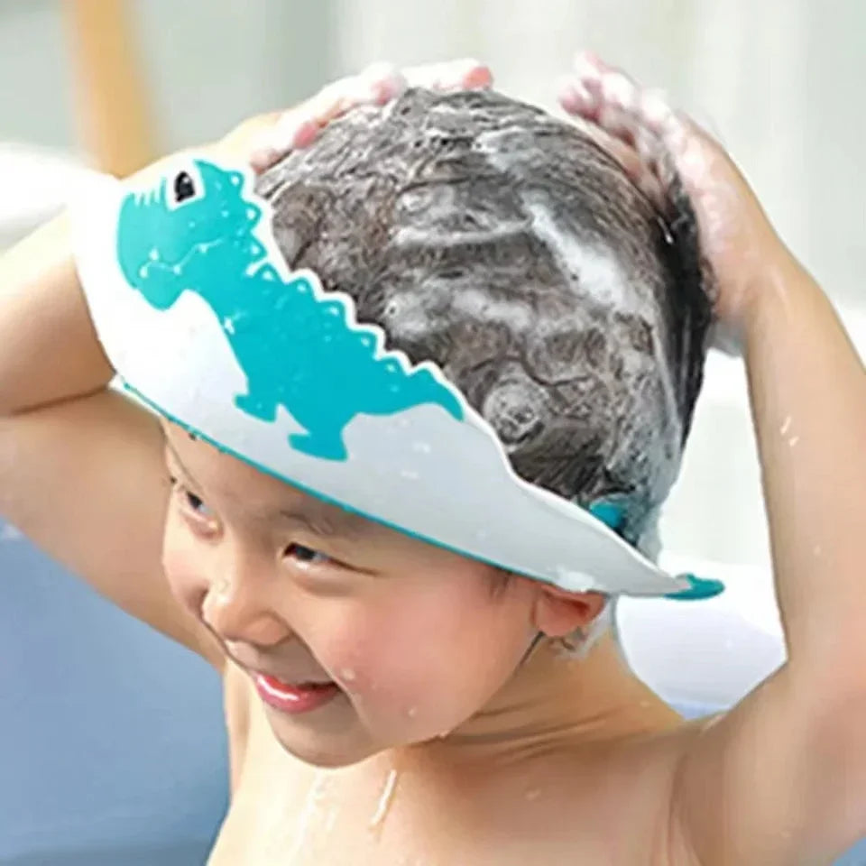 Baby Shampoo & Shower Cap – Soft, Safe Bath Hat for Kids | Adjustable Hair Wash Shield for Toddlers & Infants