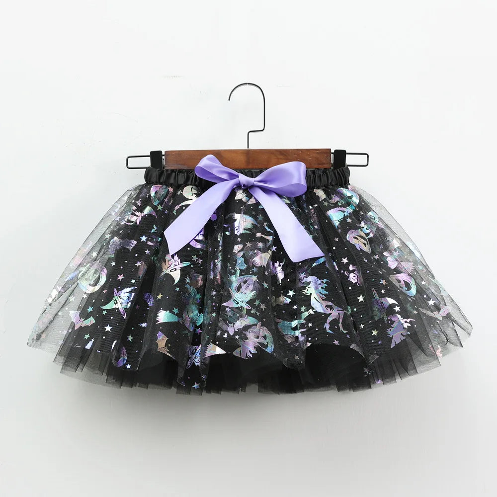 Girls' Halloween Tutu Skirt