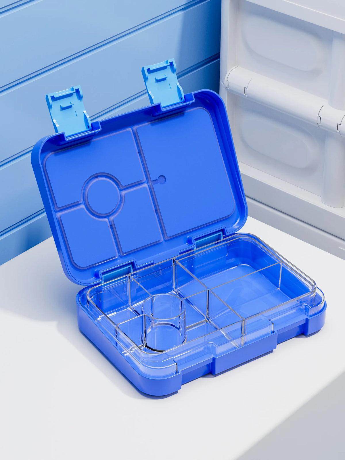 Cartoon Printed Microwavable Bento Lunch Box with 5 Compartments