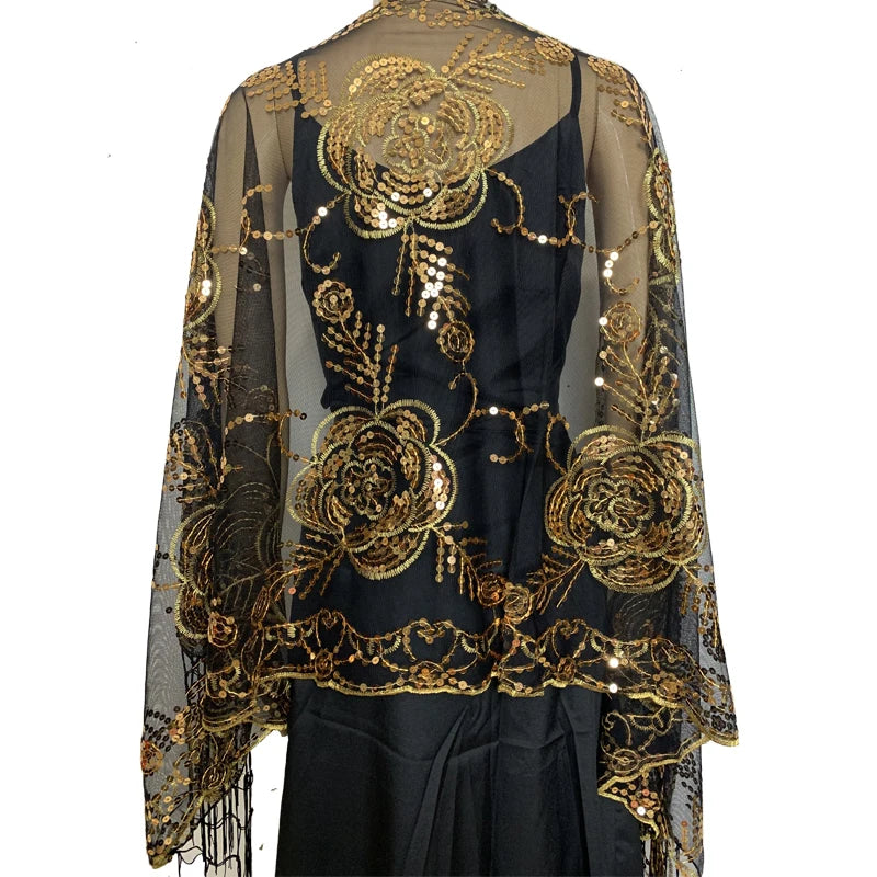 JJYANJIN Tassel Evening Shawl Wrap