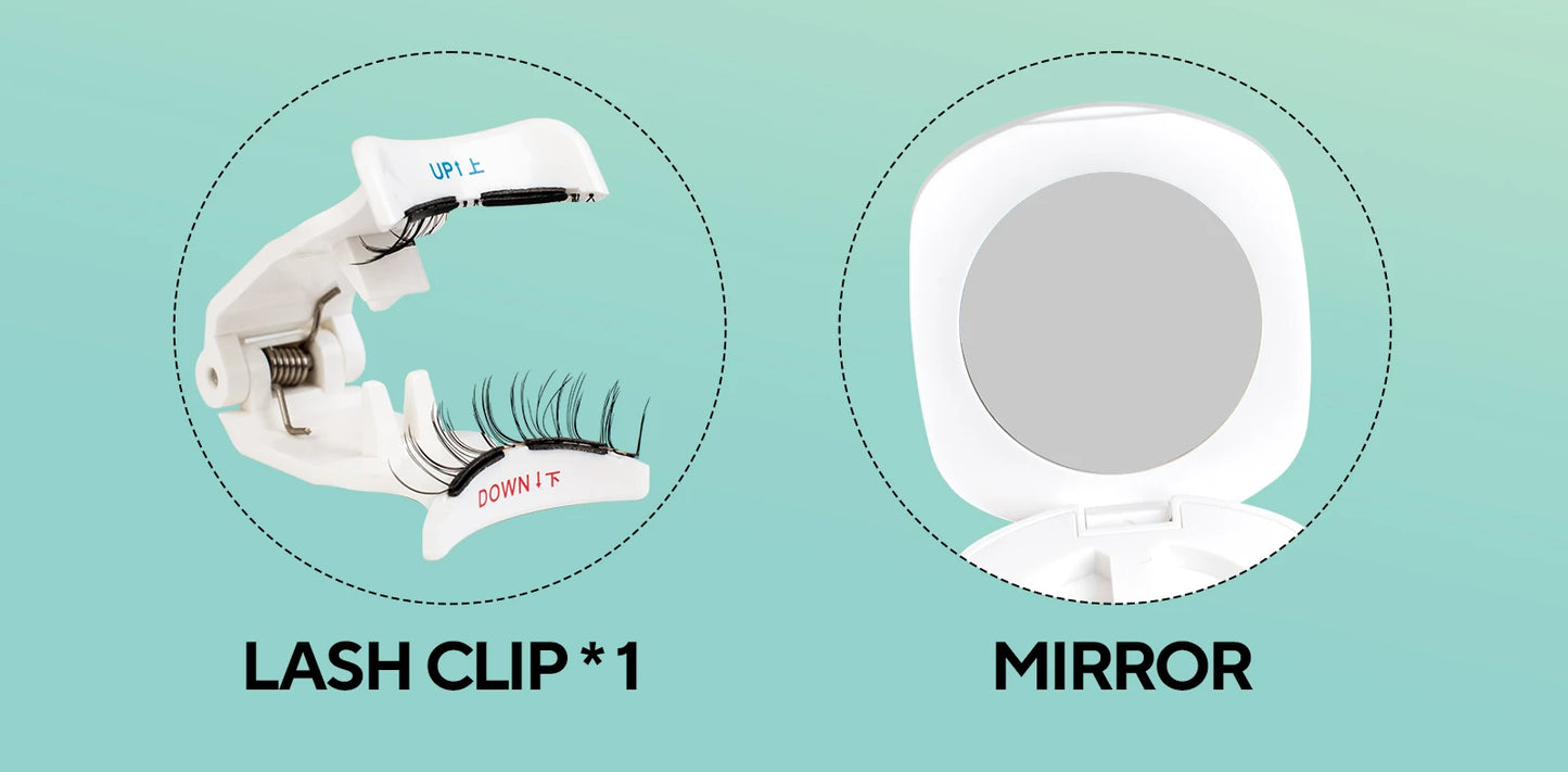 Soft Magnetic Eyelashes – No Glue Needed | Reusable | Natural 3D Look | Easy to Apply