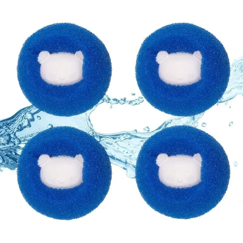 1-5 pcs Reusable Pet Hair Remover Balls – Laundry Washing Machine Filter Wool Sticker – Cat & Pet Fur Lint Catcher for Home