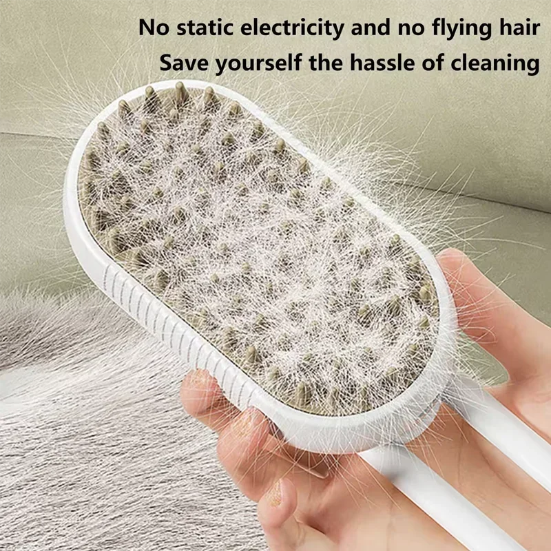 Pet Mist Grooming Brush for Cats and Dogs
