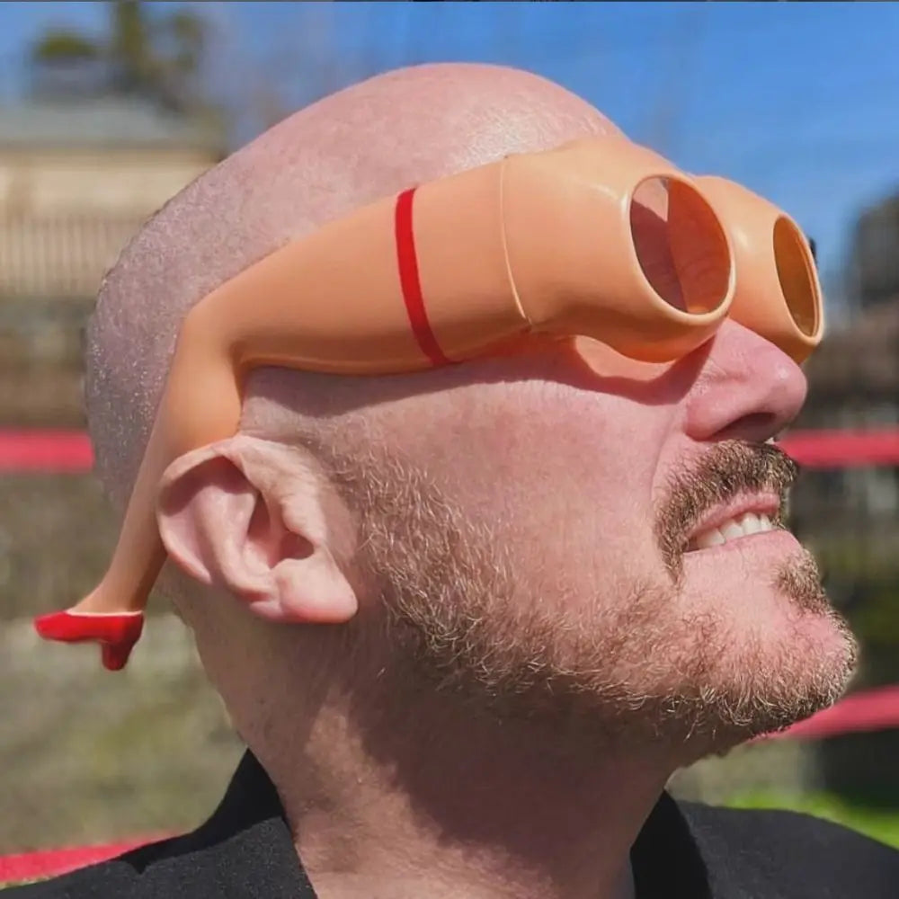 Novelty Buttocks-Shaped Sunglasses – Funny, Lightweight Party Glasses for Adults | Gag Gift for Men & Women