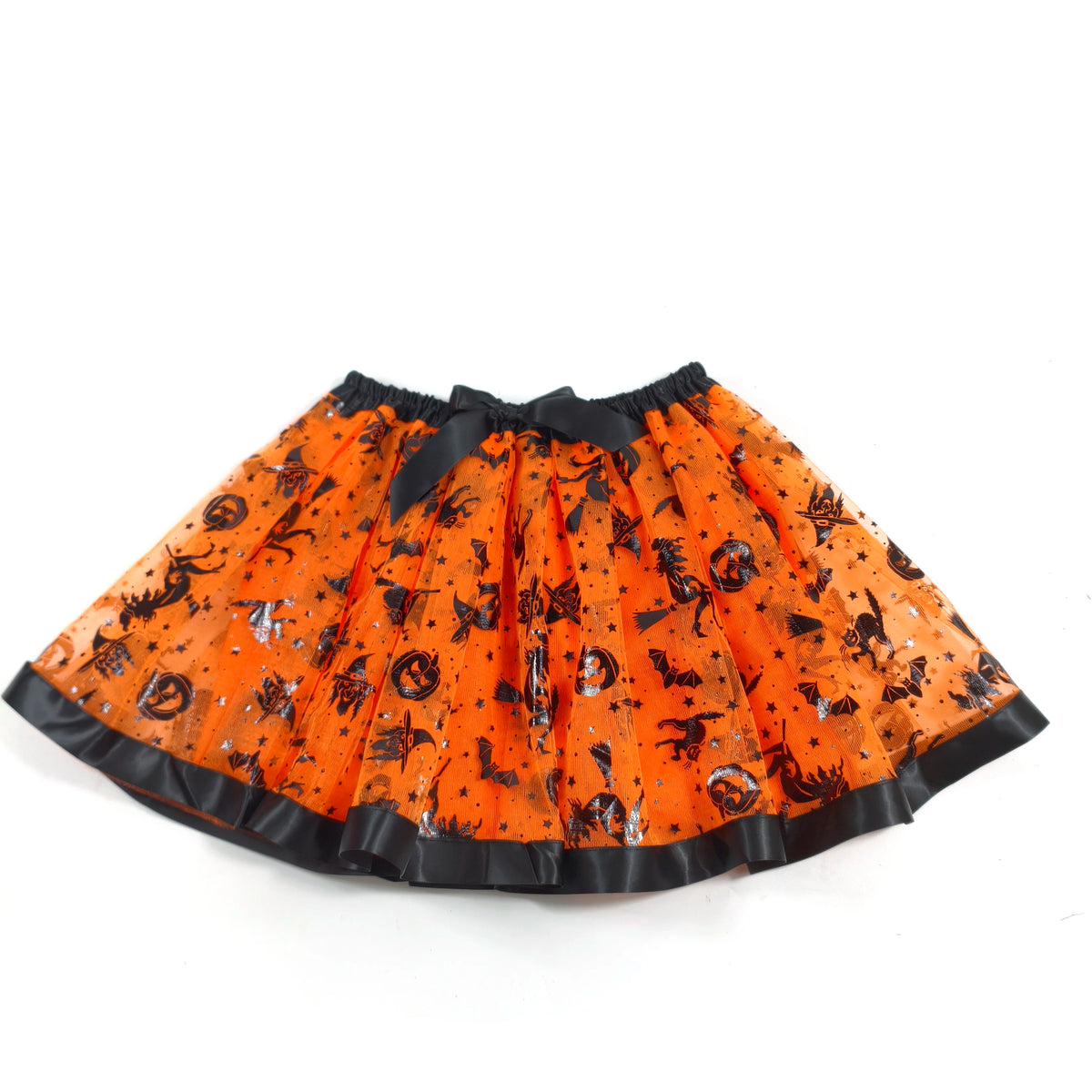 Adult Halloween Tulle Tutu Skirt with Bow