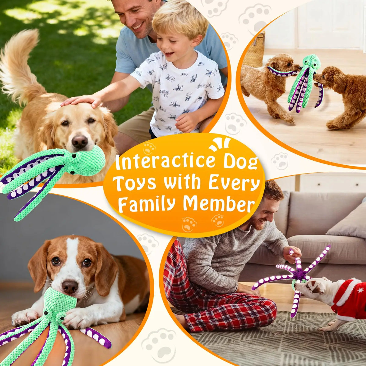 Plush Squeaky Dog Toy