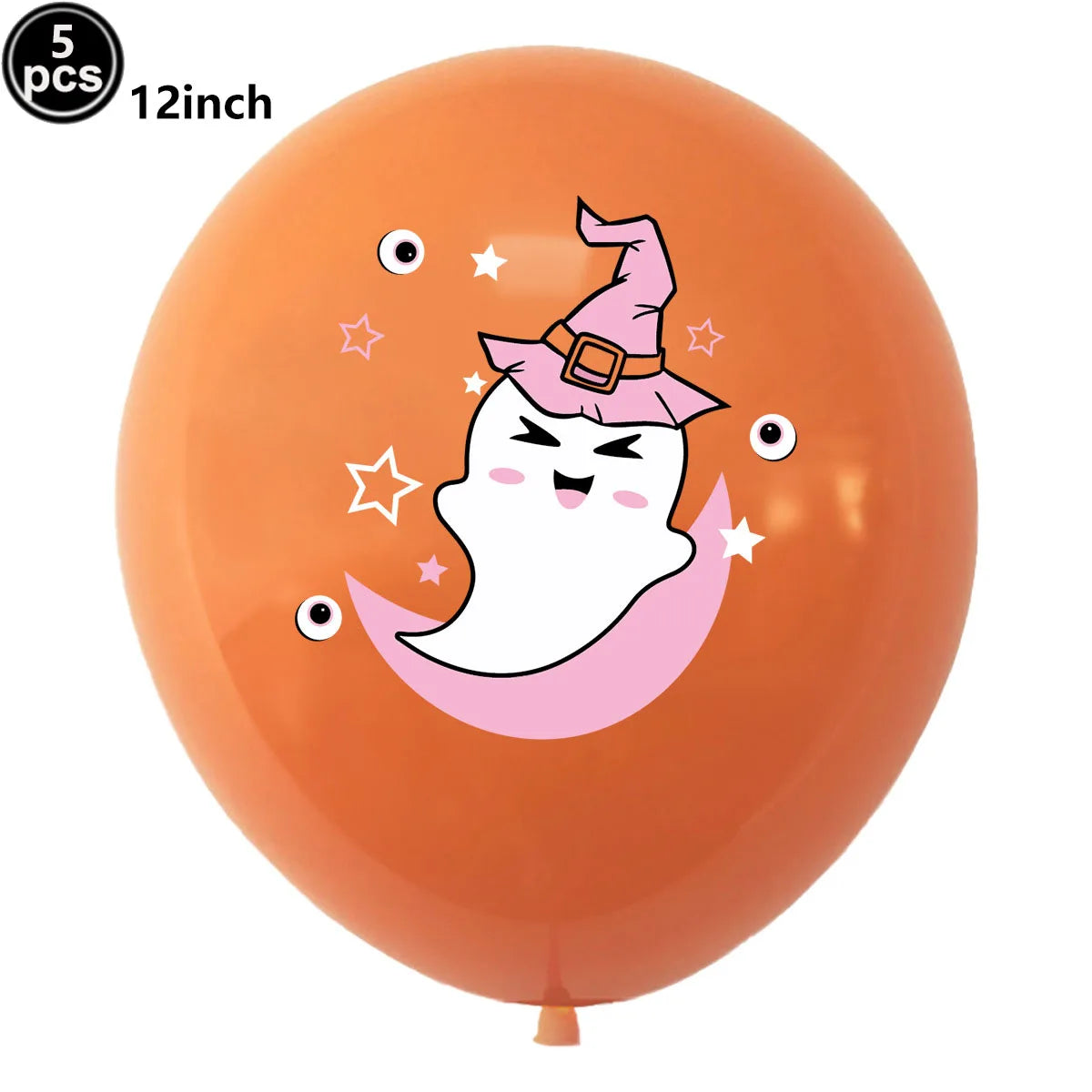 Halloween 12-Inch Latex Balloons for Spooky Party Decorations