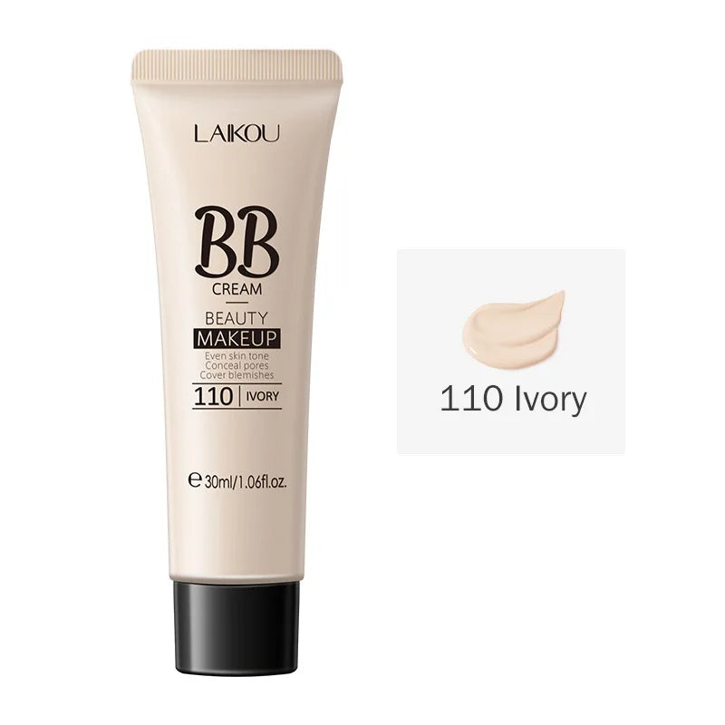 LAIKOU BB Cream with SPF — Lightweight Liquid Foundation & Concealer
