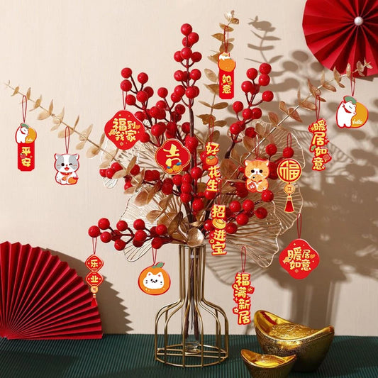 1 Pack Chinese New Year Hanging Decoration – Spring Festival Wall Ornament for Home & Party Decor